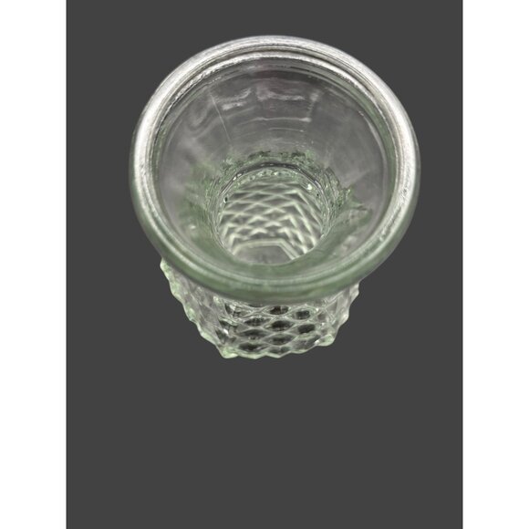 Vintage FTD Floral Glass Pineapple Shape Vase 6" - Picture 2 of 5